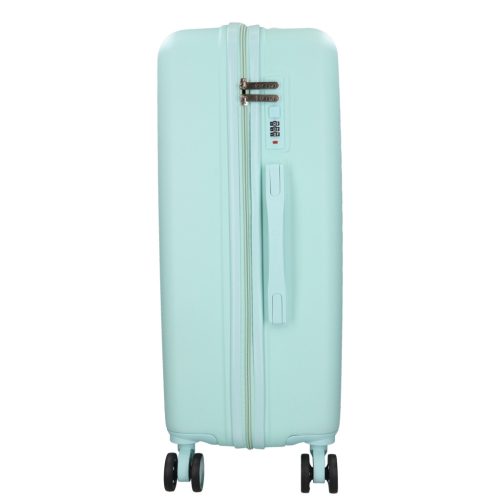 5910 zöld három részes bőrönd szett