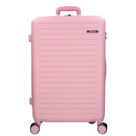 5910 rózsaszín három részes bőrönd szett