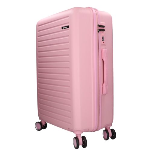 5910 rózsaszín három részes bőrönd szett