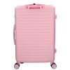 5910 rózsaszín három részes bőrönd szett