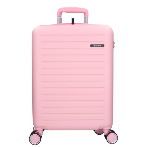 5910 rózsaszín három részes bőrönd szett