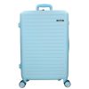 5910 világos kék három részes bőrönd szett