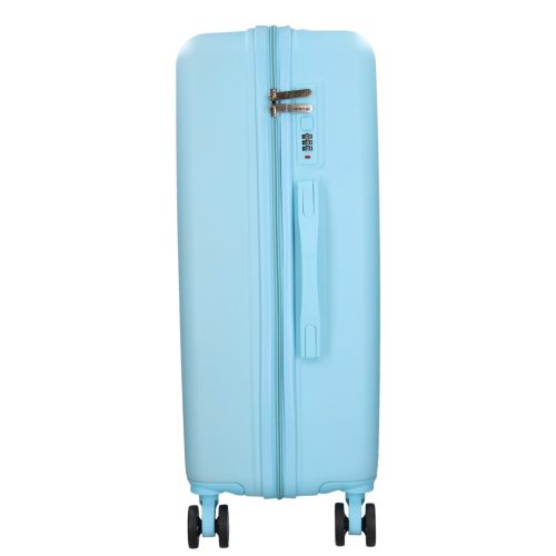 5910 világos kék három részes bőrönd szett