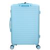 5910 világos kék három részes bőrönd szett