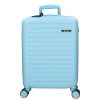 5910 világos kék három részes bőrönd szett