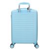 5910 világos kék három részes bőrönd szett