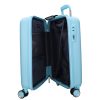 5910 világos kék három részes bőrönd szett