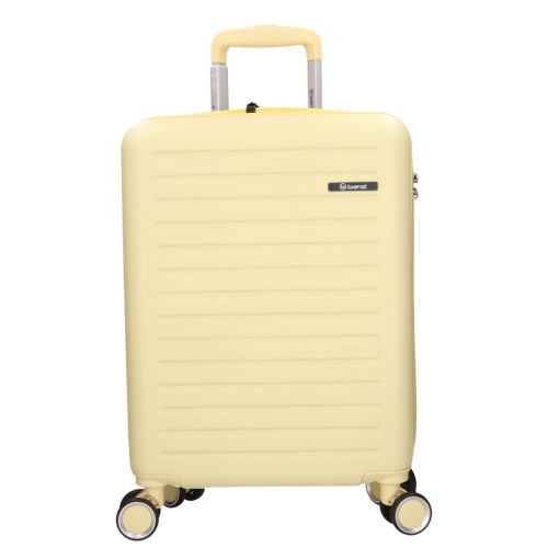 5910 sárga háromrészes bőrönd szett