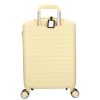 5910-50 sárga S méretű bőrönd