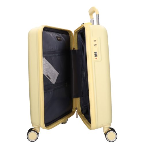 5910-50 sárga S méretű bőrönd