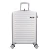 5910-50 szürke S méretű kabin bőrönd