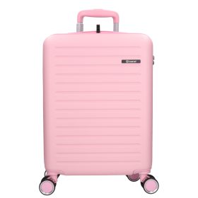 5910-50 rózsaszín S méretű kabin bőrönd