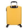 5908-50 sárga S méretű bőrönd