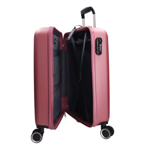 5908-50 rozé S méretű bőrönd