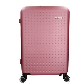 5908 rozé három részes bőrönd szett