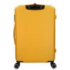 5908 sárga három részes bőrönd szett