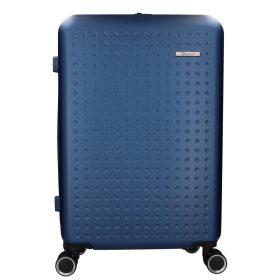 5908 kék három részes bőrönd sszett