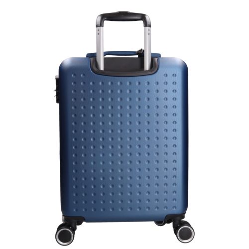 5908 kék három részes bőrönd sszett