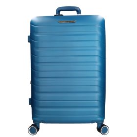 5907 petrol három részes bőrönd szett