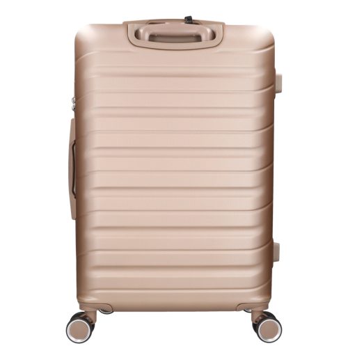 5907 arany három részes bőrönd szett