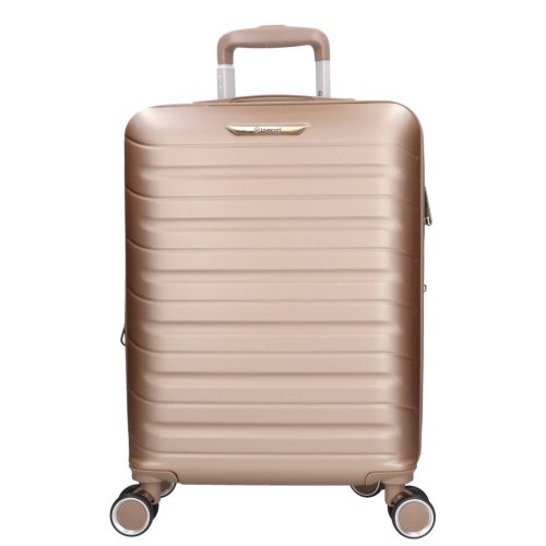 5907 arany három részes bőrönd szett