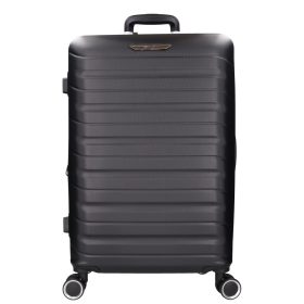 5907 fekete három részes bőrönd szett