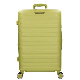 5907 zöld három részes bőrönd szett