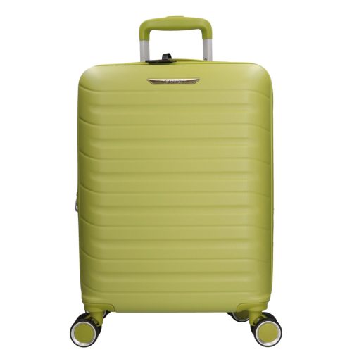 5907 zöld három részes bőrönd szett