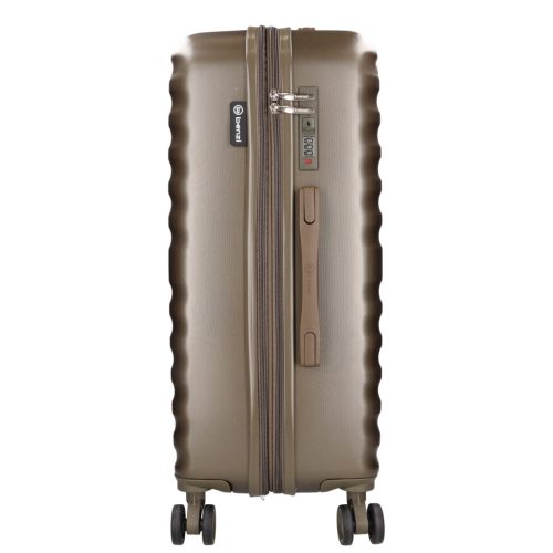 5906 barna három részes bőrönd szett