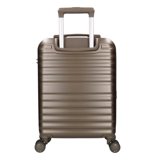 5906 barna három részes bőrönd szett