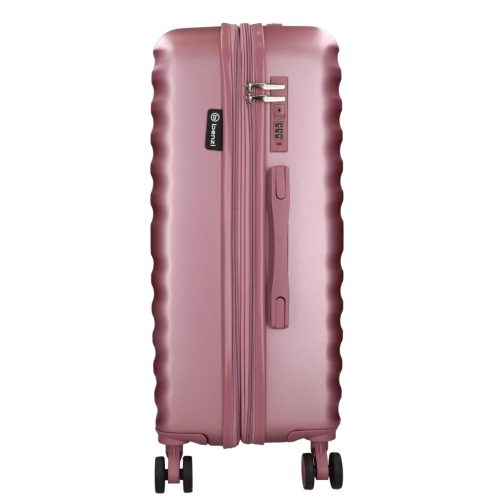 5906 rosé három részes bőrönd szett