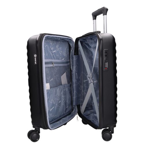 5906-50 fekete S méretű bőrönd