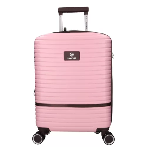 5886 pink három részes bőrönd szett ABS