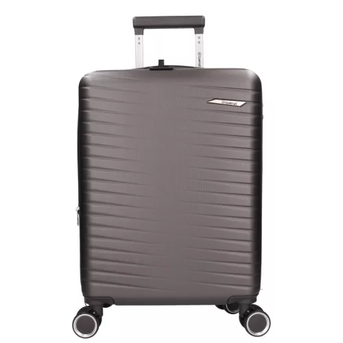 5909 bronz három részes bőrönd szett