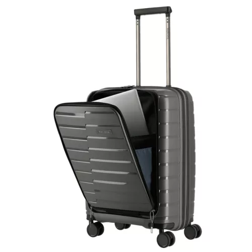 Air Base S antracit laptoptartós kabinbőrönd