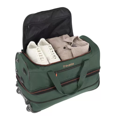 96275-86 Basics S zöld 55 cm gurulós utazótáska 