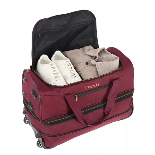 96275-70 Basics S bordó 55 cm gurulós utazótáska 
