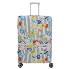 Bőröndhuzat L nagy méretű bőröndre multi color