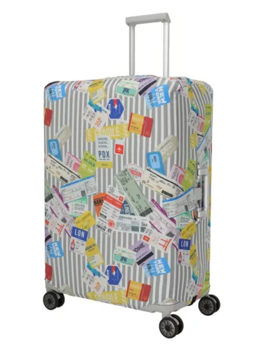 Bőröndhuzat L nagy méretű bőröndre multi color