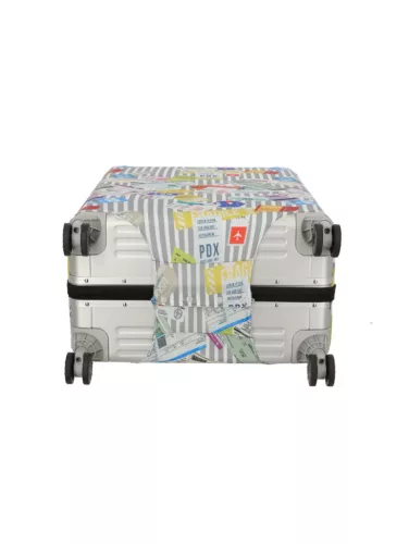 Bőröndhuzat L nagy méretű bőröndre multi color
