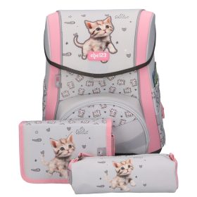 Belmil ABC123 cica iskolatáska szett