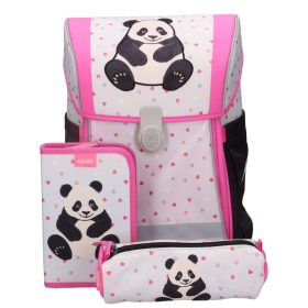 Belmil ABC123 Pandás iskolatáska szett