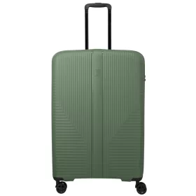 Air Stripe L zöld nagy méretű bőrönd