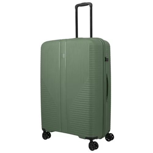 Air Stripe L zöld nagy méretű bőrönd