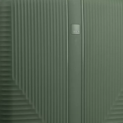 Air Stripe L zöld nagy méretű bőrönd