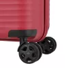 Air Stripe M piros bővíthető közepes méretű bőrönd