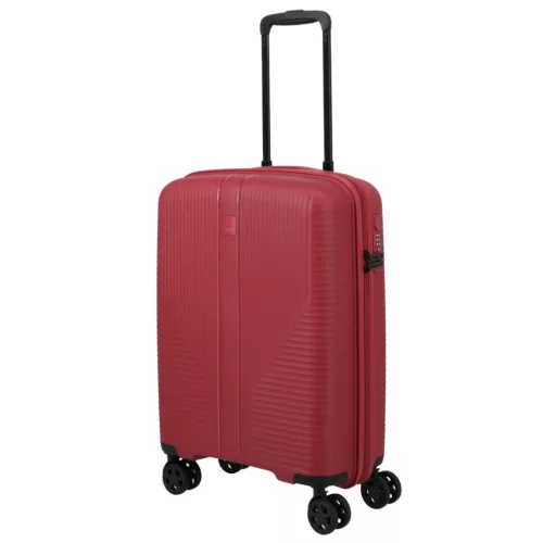 Air Stripe S piros kabinbőrönd