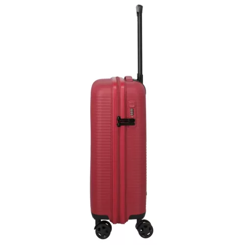 Air Stripe S piros kabinbőrönd