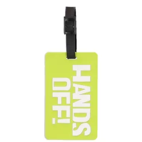 Bőröndcímke hand off 