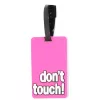 Bőröndcímke dont touch